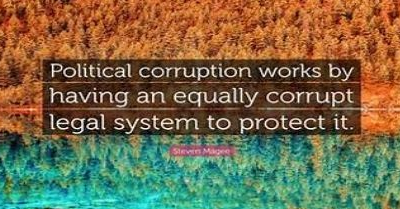 The rot of political corruption is destroying our country from within